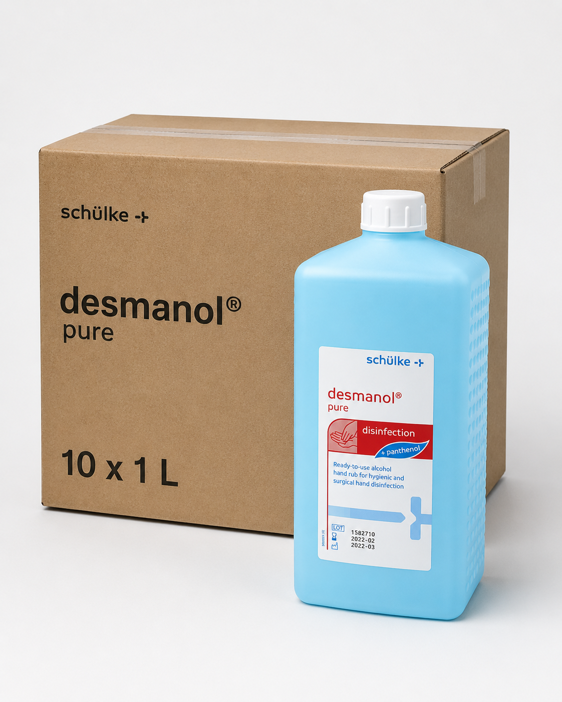 Schülke Desmanol  pure Handdesinfektion 10 x 1L